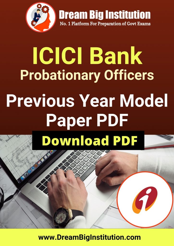 ICICI Bank PO Previous Year Papers PDF Aptitude Test Papers ICICI Probationary Officer Exam